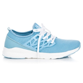 Ax Boxing Wsuwane Obuwie Materiałowe niebieskie