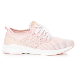 Ax Boxing Wsuwane Obuwie Materiałowe różowe