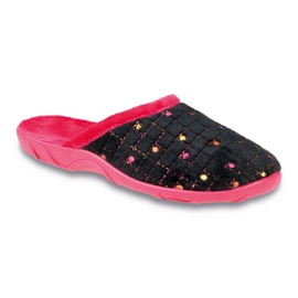 Befado kolorowe obuwie damskie pu 235D121 czarne żółte różowe