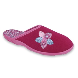 Befado kolorowe obuwie damskie 235D156 różowe