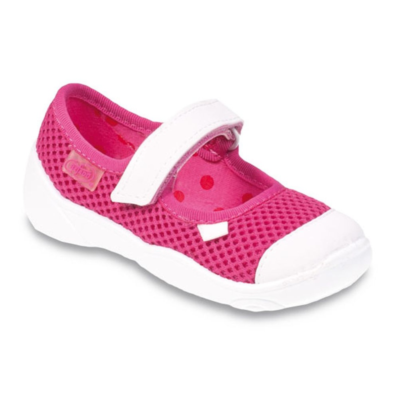 Befado obuwie dziecięce 209P025 różowe białe