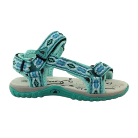 American Club Sandałki z wkładką skórzaną American 5268 wielokolorowe