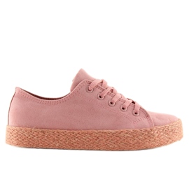 Espadryle full colour różowe K1830201 Rosa