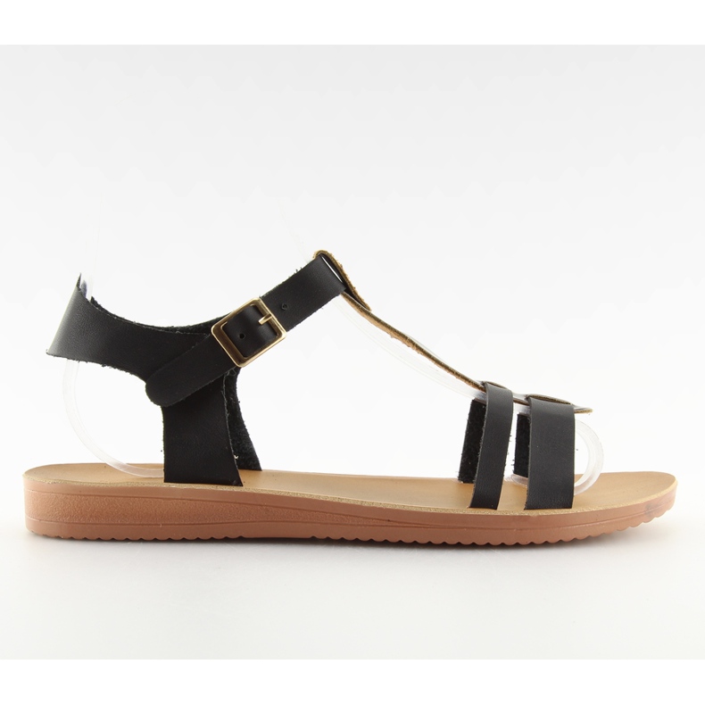Sandałki damskie czarne n17317 black