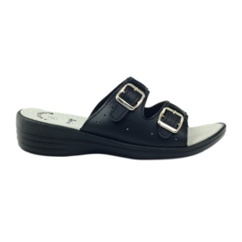 American Club Klapki medyczne komfortowe American 2/2018 czarne