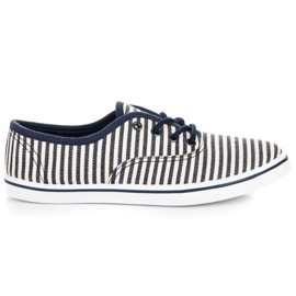 McKey Trampki W Marynarskim Stylu niebieskie