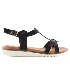 Sandałki damskie czarne C1822 black