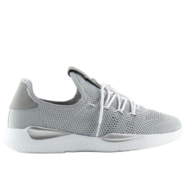 Buty sportowe szare BK367 Grey
