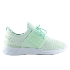 Buty sportowe damskie miętowe C928-38 Lakegreen zielone