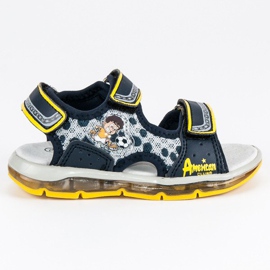 American Club Chłopięce Sandały American niebieskie