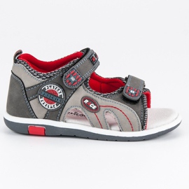 American Club Sandały dziecięce american szare