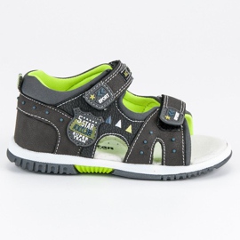 American Club Letnie sandały american szare