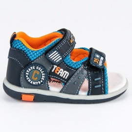American Club Granatowe sandały dla chłopca niebieskie