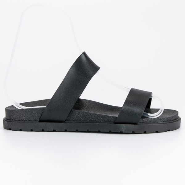 Czarne klapki damskie