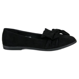 Bestelle Czarne zamszowe lordsy