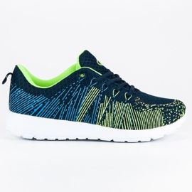 Hasby Lekkie buty sportowe niebieskie