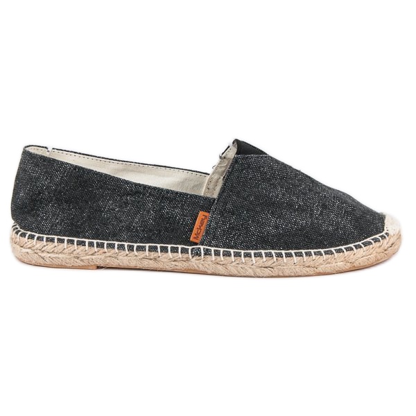 McKey Modne Espadryle szare