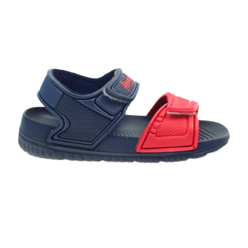 American Club American sandałki buty dziecięce do wody czerwone granatowe