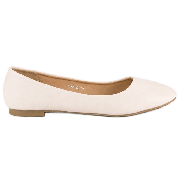 SDS Beżowe baleriny beżowy