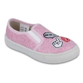 Befado obuwie dziecięce 417X046 różowe