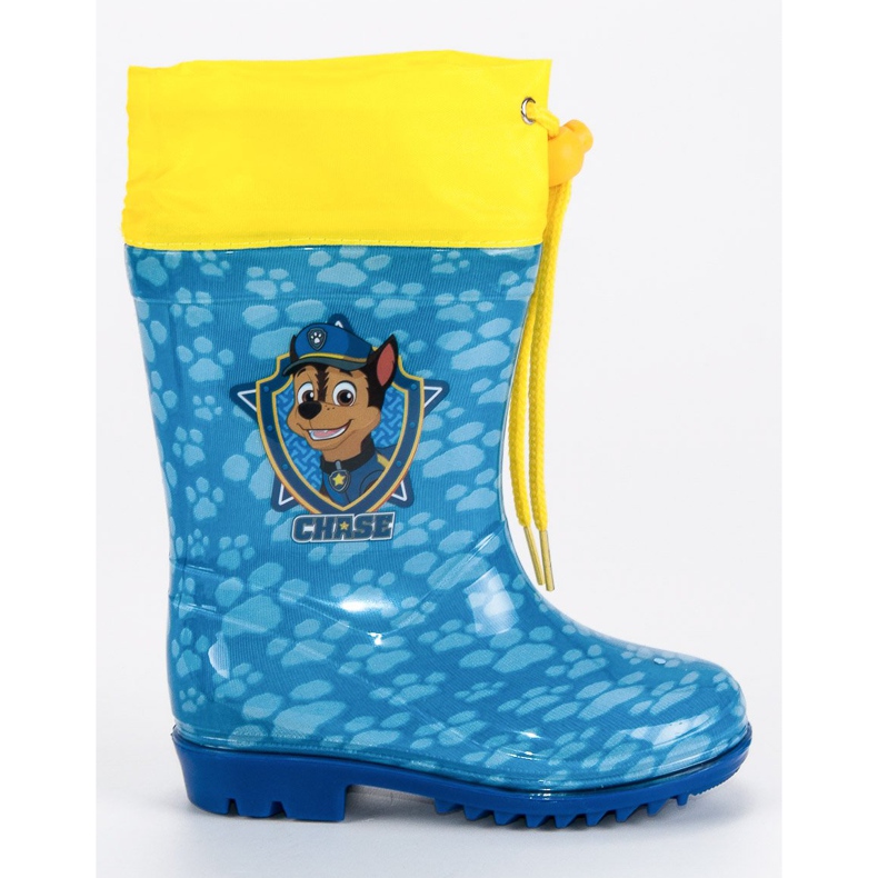 Kalosze ze ściągaczem psi patrol niebieskie
