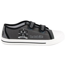 Trampki na rzep star wars szare