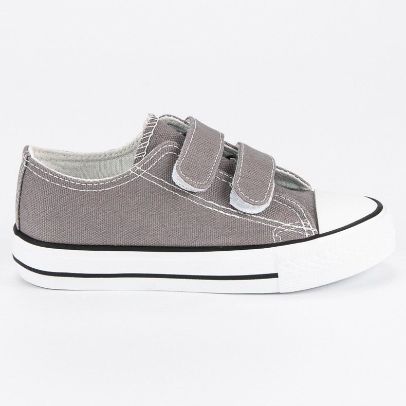 Dziecięce Trampki Na Rzepy szare