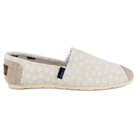 L. Day Beżowe slipony beżowy