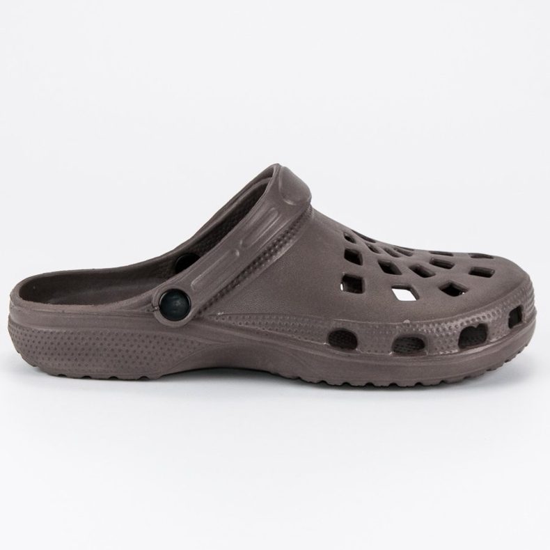 Brązowe Klapki Męskie