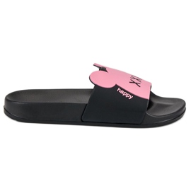 Modne klapki vices różowe