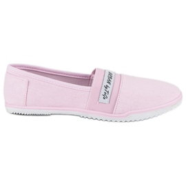 Różowe slipony mckeylor