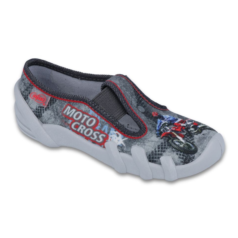 Befado obuwie dziecięce 290X166 szare czerwone