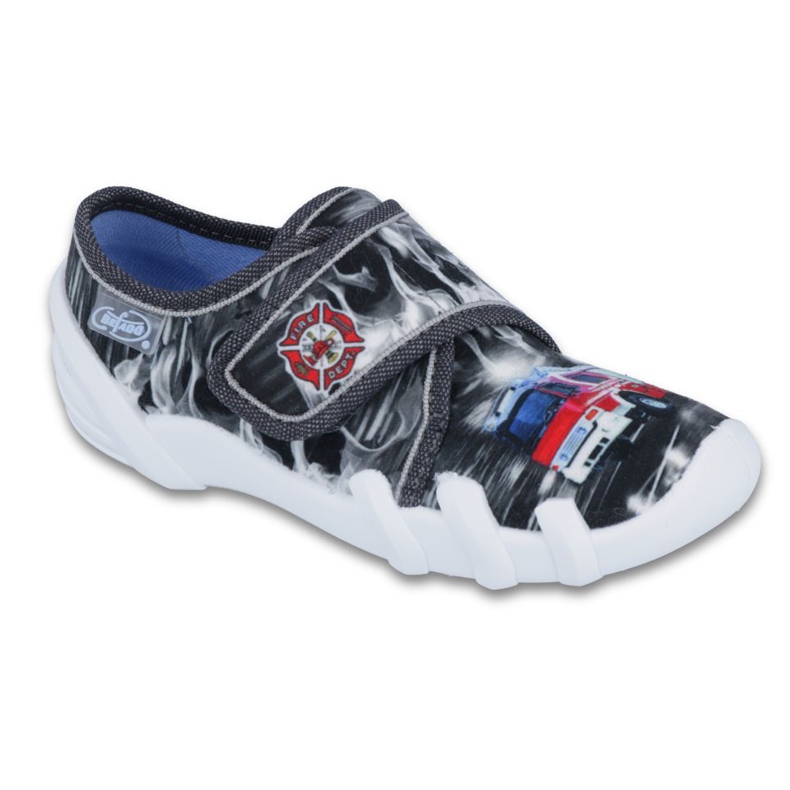 Befado obuwie dziecięce 273X240 czarne szare czerwone