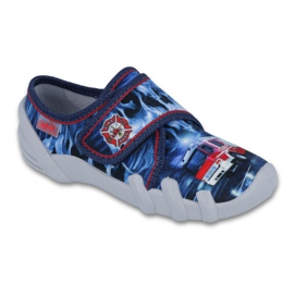 Befado obuwie dziecięce 273X234 niebieskie czerwone granatowe