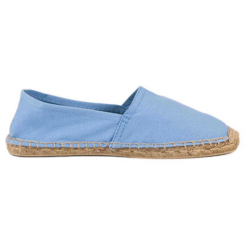 Jasnoniebieskie espadryle