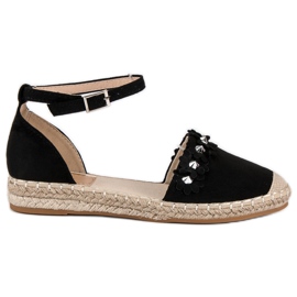 Czarne espadryle
