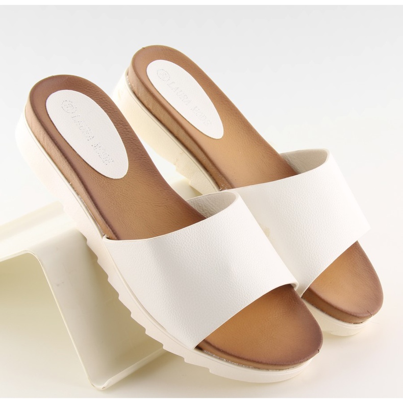 Klapki damskie białe H10 white