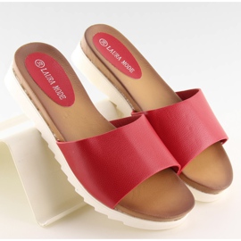 Klapki damskie czerwone H10 Red