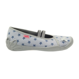 Kapcie gwiazdki Befado 116y230 szare wielokolorowe