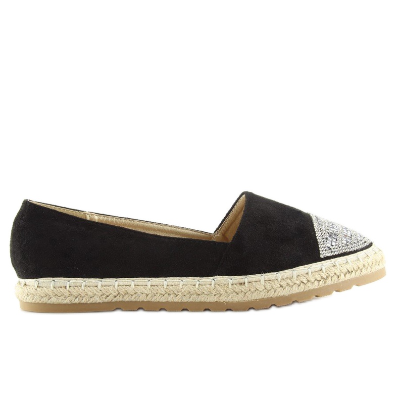 Espadryle damskie czarne H8-102 Black