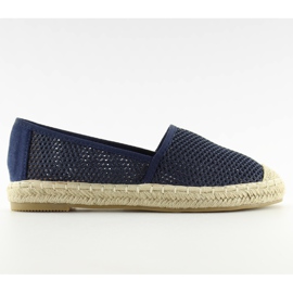 Espadryle siateczkowe granatowe MB-6461 Blue