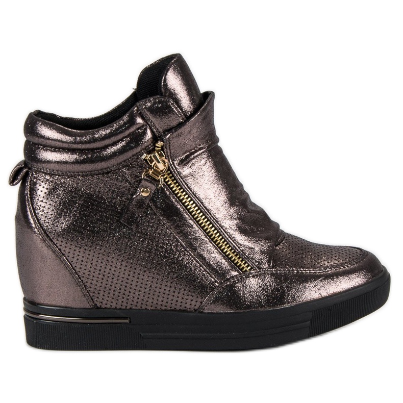 Sneakersy Na Koturnie wielokolorowe