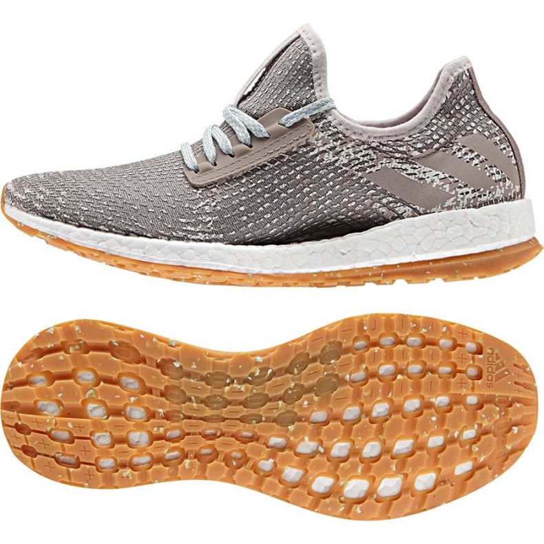 Buty biegowe adidas PureBoost X Atr W szare