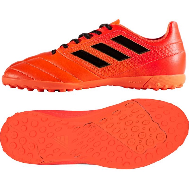 Buty piłkarskie adidas Ace 17.4 Tf Jr czerwone
