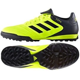 Buty piłkarskie adidas Copa Tango 17.3 Tf M BB6099 zielone czarne