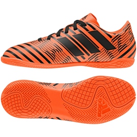 Buty halowe adidas Nemeziz 17.4 In Jr S82467 wielokolorowe pomarańczowe