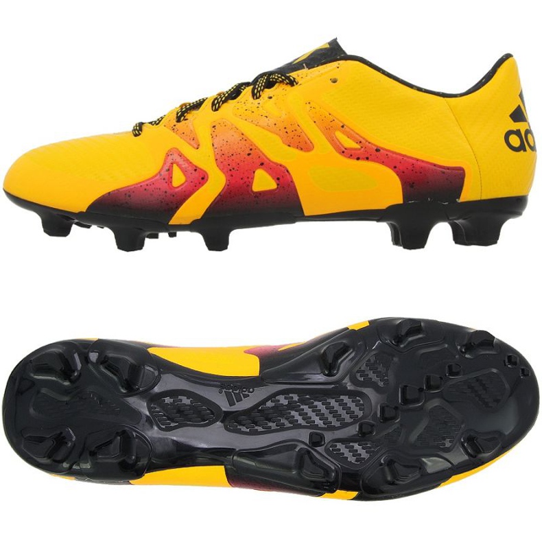 Buty piłkarskie adidas X 15.3 FG/AG M pomarańczowe