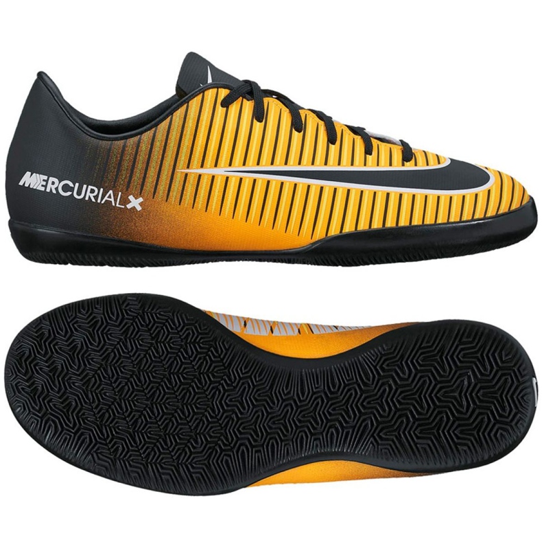 Nike Buty piłkarskie MercurialX Victory Vi Ic Jr 831947-801 pomarańczowe wielokolorowe