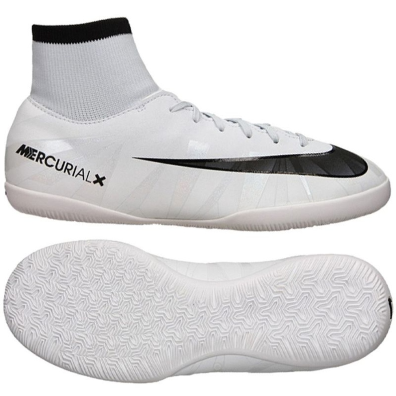 Buty halowe Nike MercurialX Victory CR7 DF IC Jr 903598-401 białe