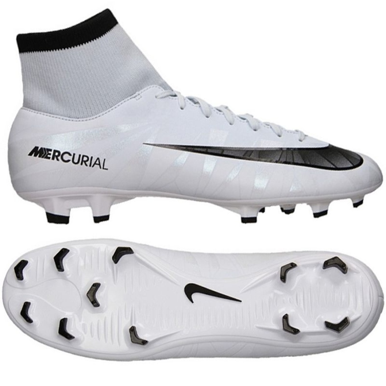 Buty piłkarskie Nike MercurialX Victory VI CR7 DF FG M 903605-401 białe